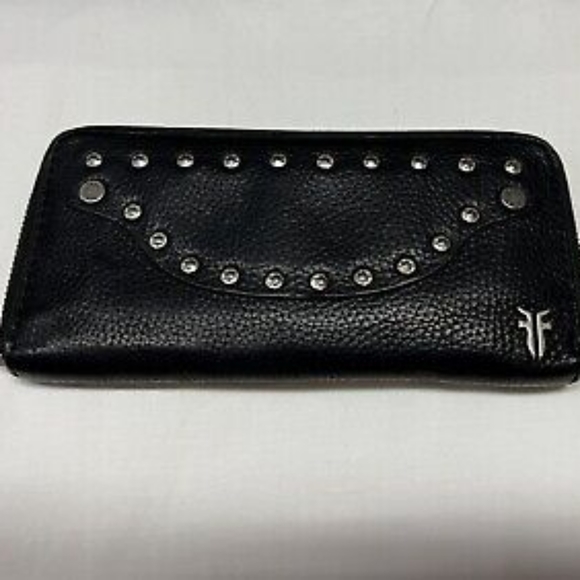 Frye Handbags - —Frye studded wallet RARE!